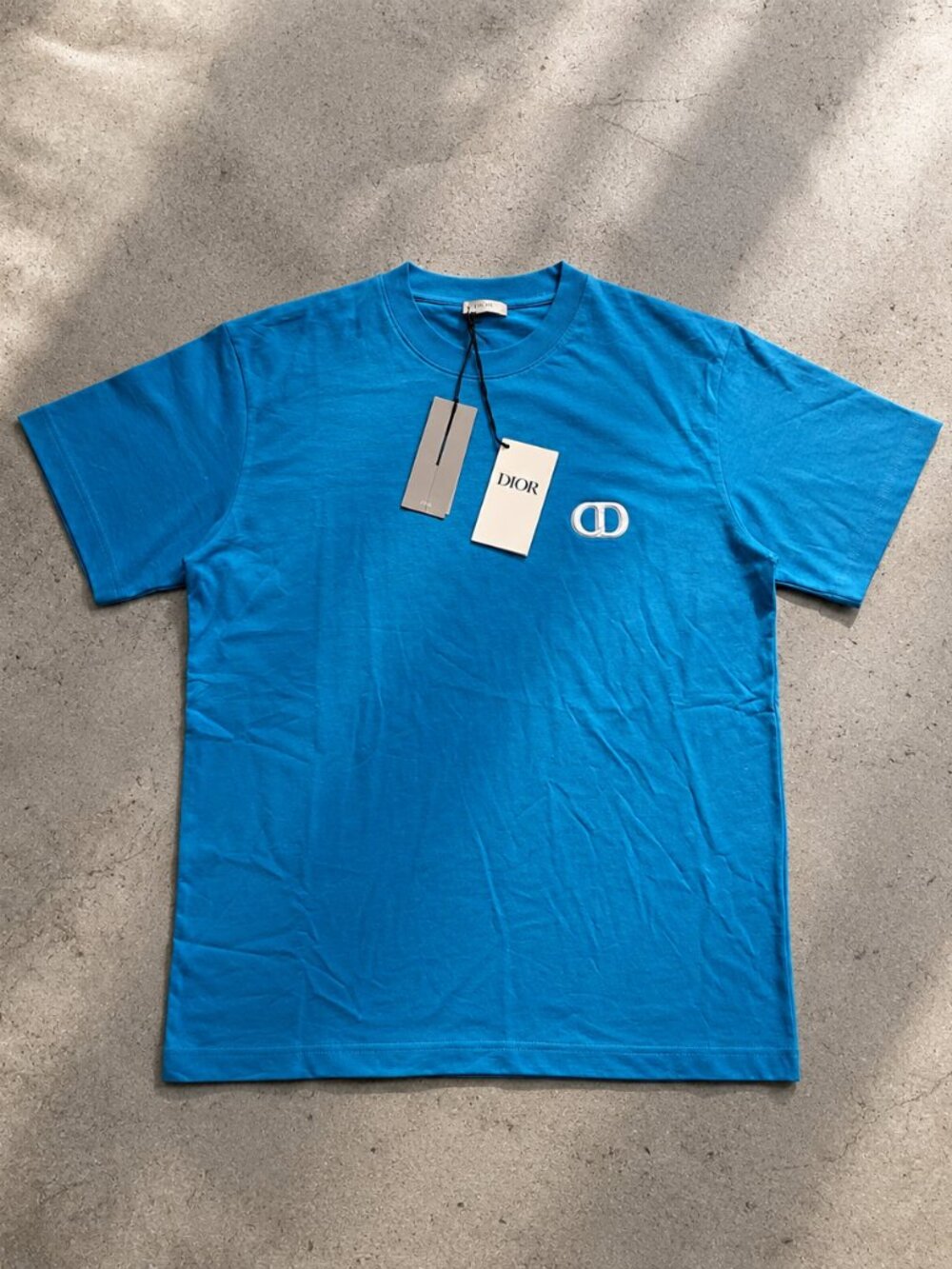 DIOR TURQUOISE CD ICON T-SHIRT - SIZE MEDIUM - NEW